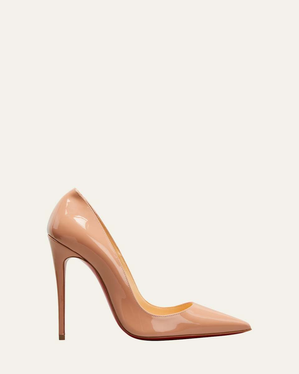 So Kate Patent Pointed-Toe Red Sole Pump